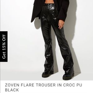 Motel Rocks Zoven Flare Trousers